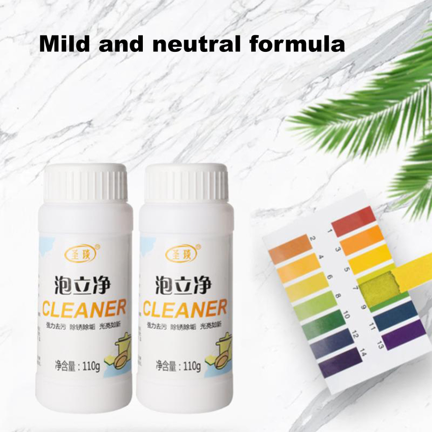 110g tạo bọt chất tẩy rửa đa chất làm sạch nhà bếp loại bỏ bụi bẩn nồi đổi mới sinh thái oxy bong bóng bột