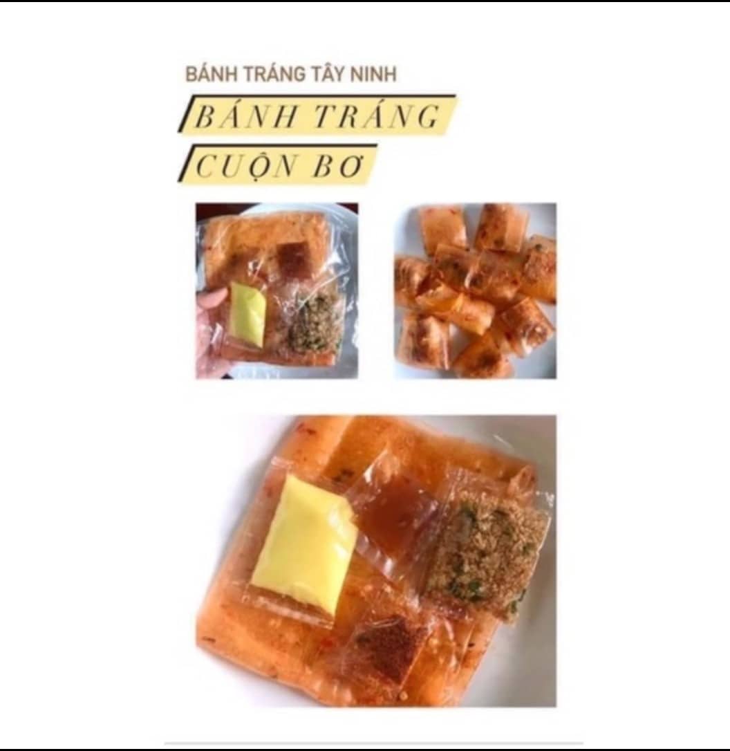 ÁNH TRÁNG DẺO TÔM BƠ 5 VỊ -[BÁNH TRÁNG TÂY NINH CHÍNH HIỆU]