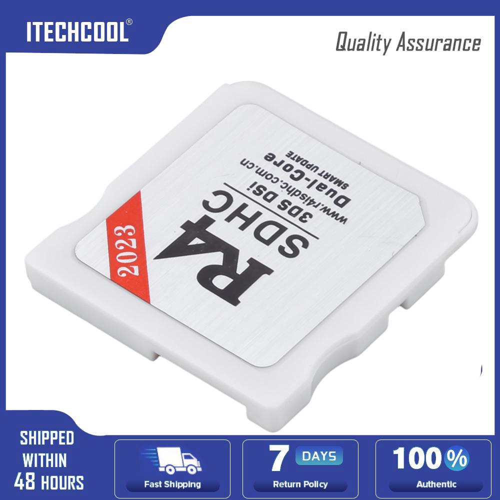 For r4 sdhc digital memory card secure burning card gold white portable flashcard video game card for nds 3ds