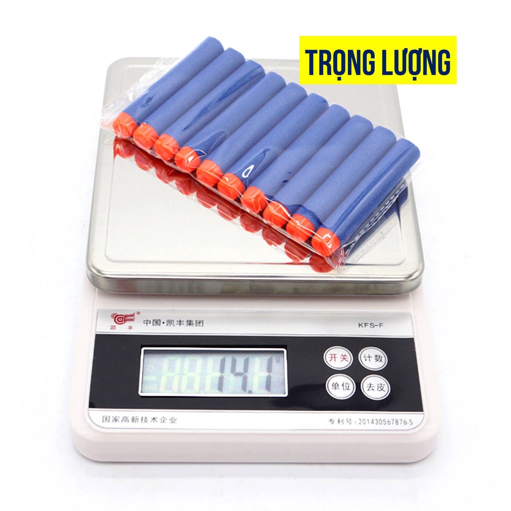 SP Bộ 10 Que Xốp Dài 7.2 x 1.3 cm Dành Cho Đồ Chơi Nerf