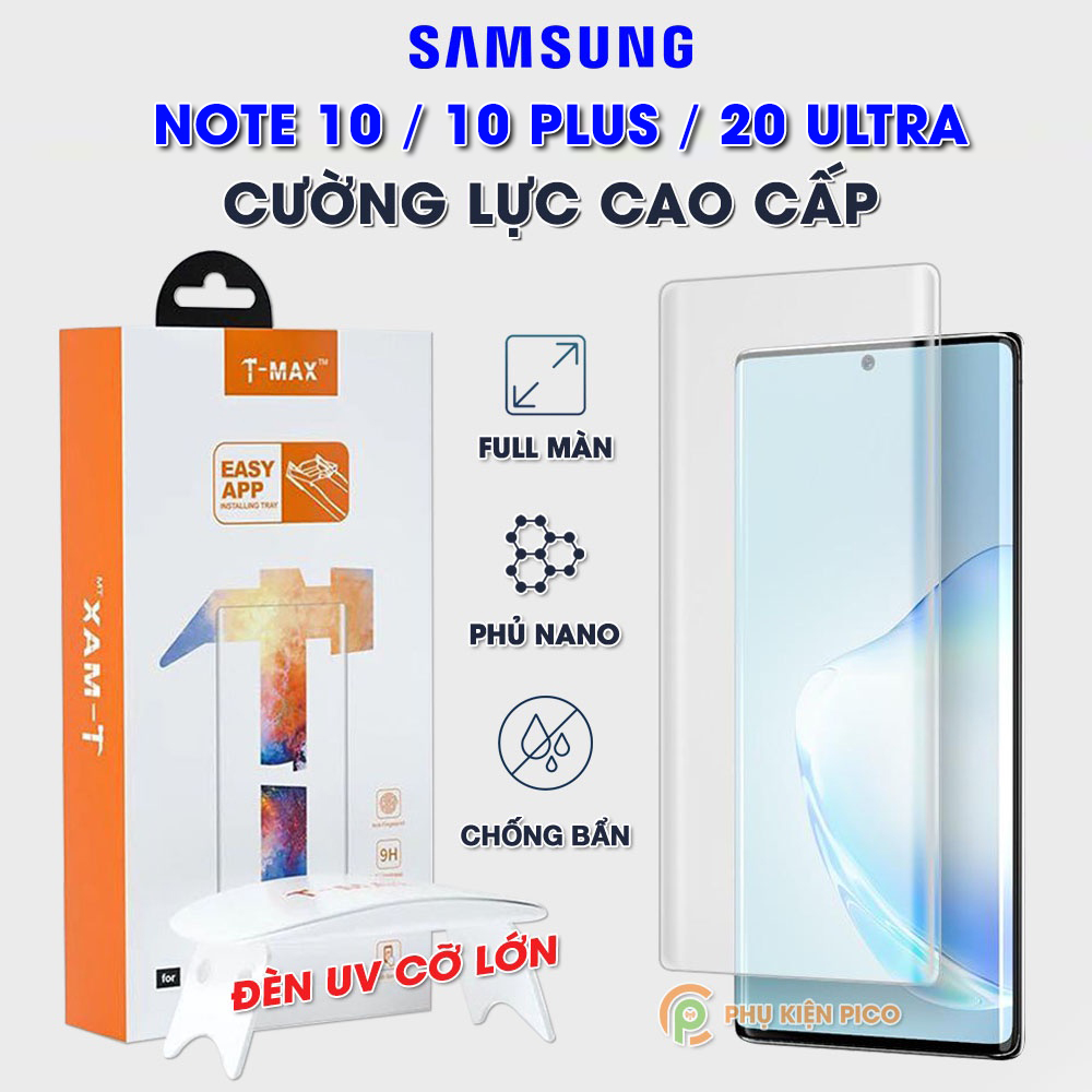Kính cường lực Samsung Note 10 Note 10 Plus Note 20 Ultra màn hình hiển thumbnail