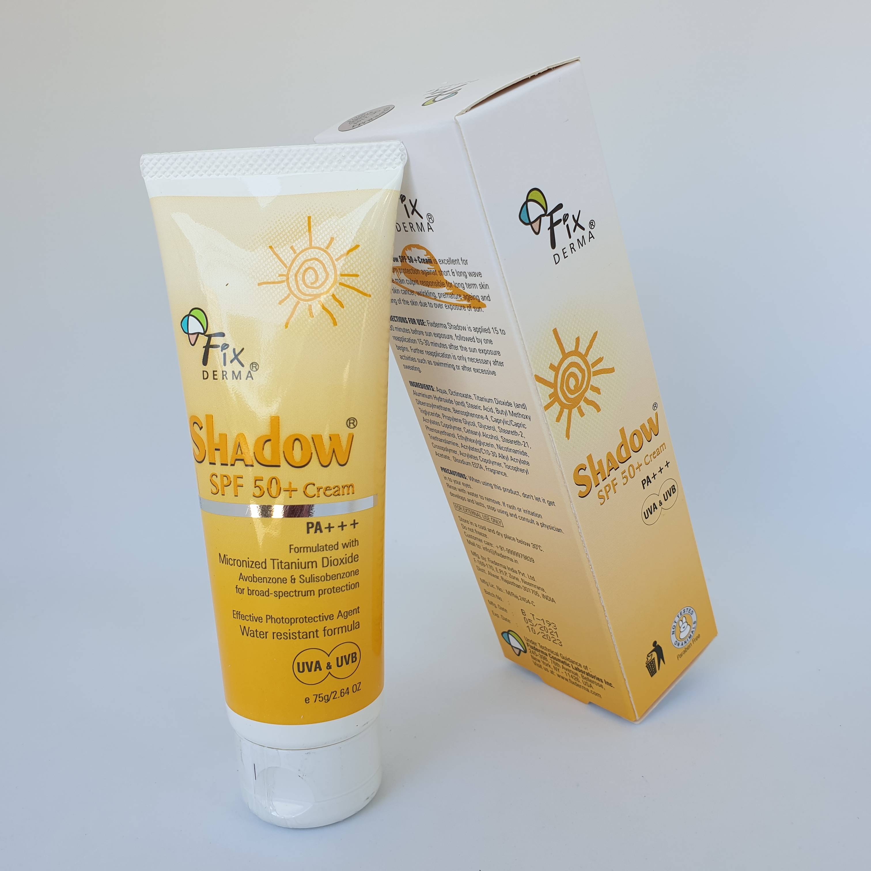 Kem Chống Nắng Fixderma Shadow SPF 30+/SPF 50+