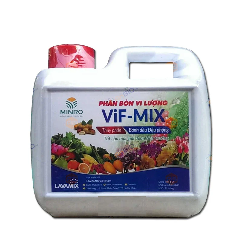 Bánh dầu thủy phân bón cây vi lượng VIF-MIX / Phân bánh dầu đậu phộng thủy phân - tốt cho mọi giai đoạn