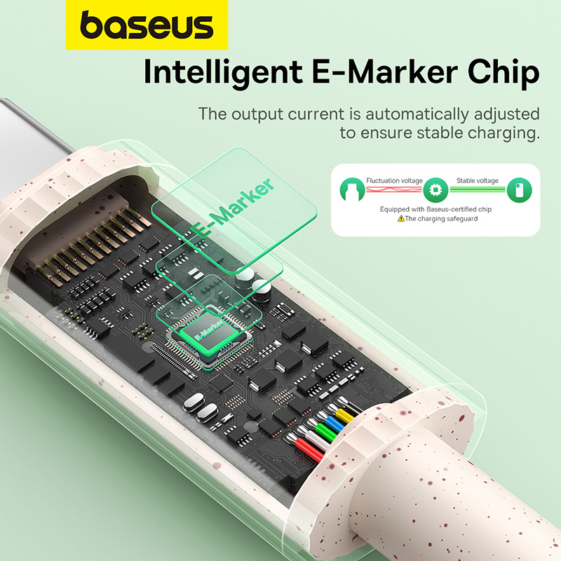 Cáp sạc nhanh Baseus Eco-friendly 100W USB C To USB Type C