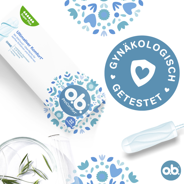 Băng vệ sinh tampon ob size super plus Procomfort 32st Đức (size đại lớn nhất  6 giọt dạng nút)
