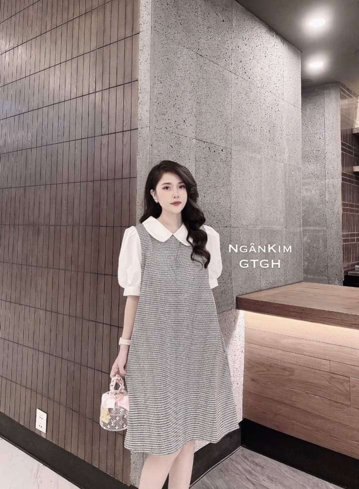 [FREESHIPMAX] váy bầu thiết kế, đầm bầu công sở