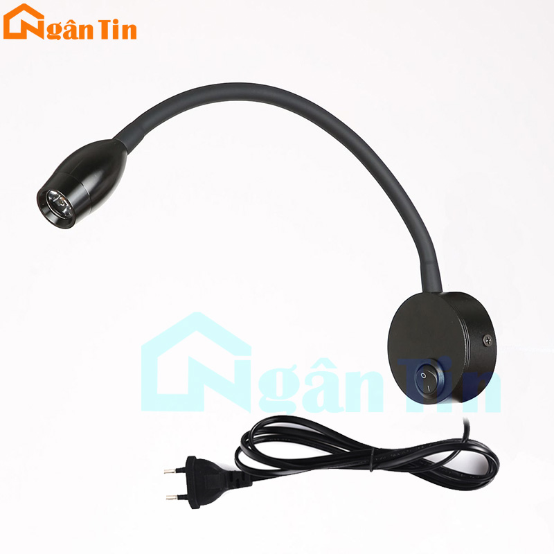 Đèn Led đọc sách chiếu tranh treo tường gắn tường trong nhà Led 3W RO1400 Ngân Tín