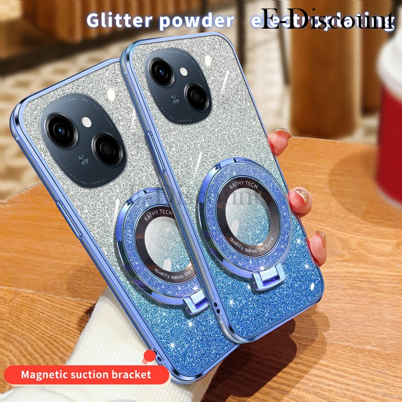 New Phone case Tecno Spark Go 1 Back cover Fashionable Frosted Silicone Soft Dustproof Bracket Adsorb for Tecno Spark Go1 case. 