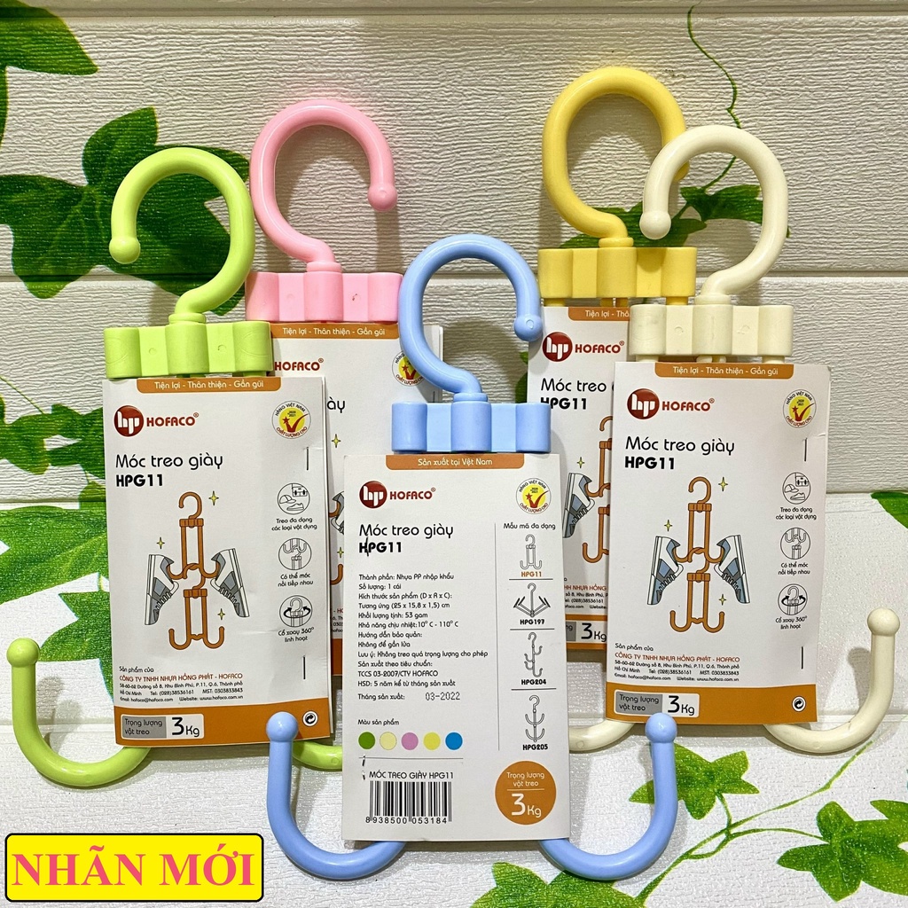 Móc treo giày Hofaco HPG11 nhựa Hồng Phát – Móc treo giày thông minh Hofaco