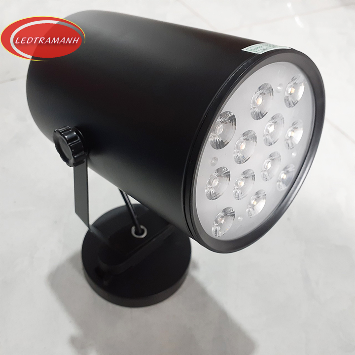 Đèn led rọi chiếu điểm 12w kèm đế ngồi