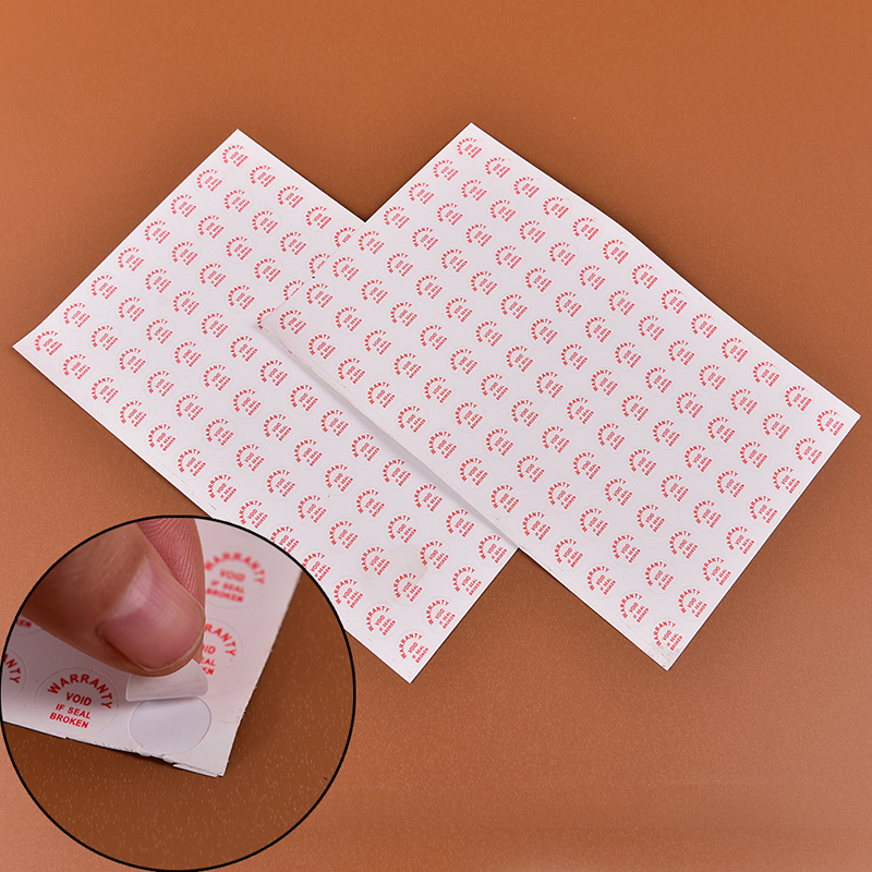 [FU💖] 2sheets 208pcs Warranty Void If Damaged Protection Security Label Sticker Seal
