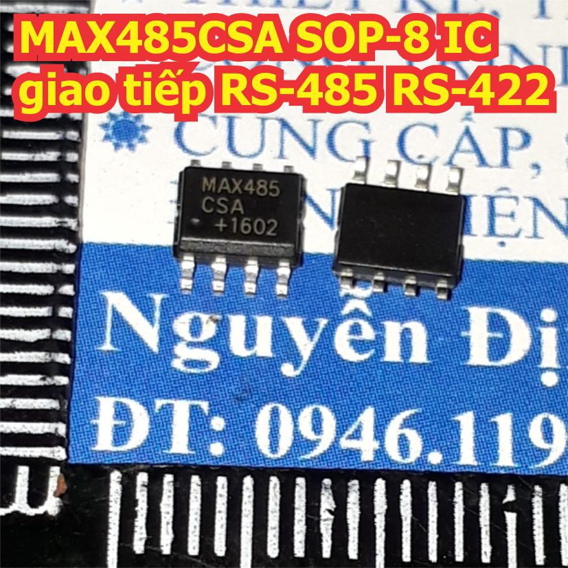 10 con max485csa max485 485 sop-8 ic giao tiếp rs-485 rs-422 kde1437