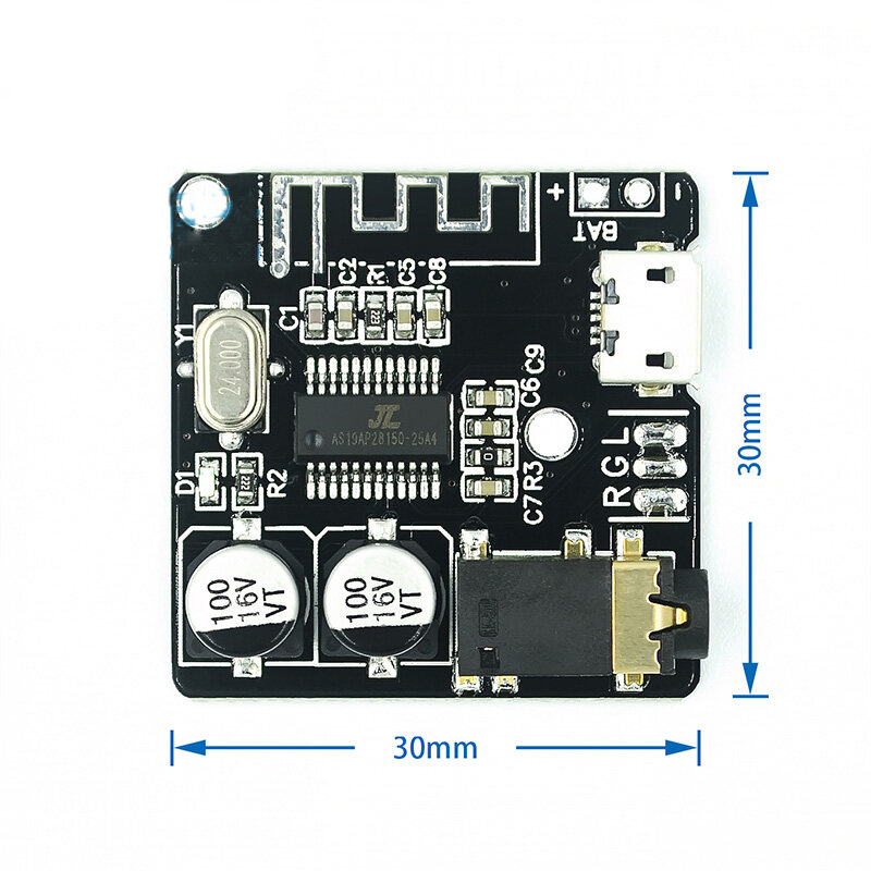 Bo Mạch Giải Mã Bluetooth VHM-314 Bo Mạch 4.1/5.0 Bo Mạch Khuếch Đại Loa Xe Hơi MP3 Lossless