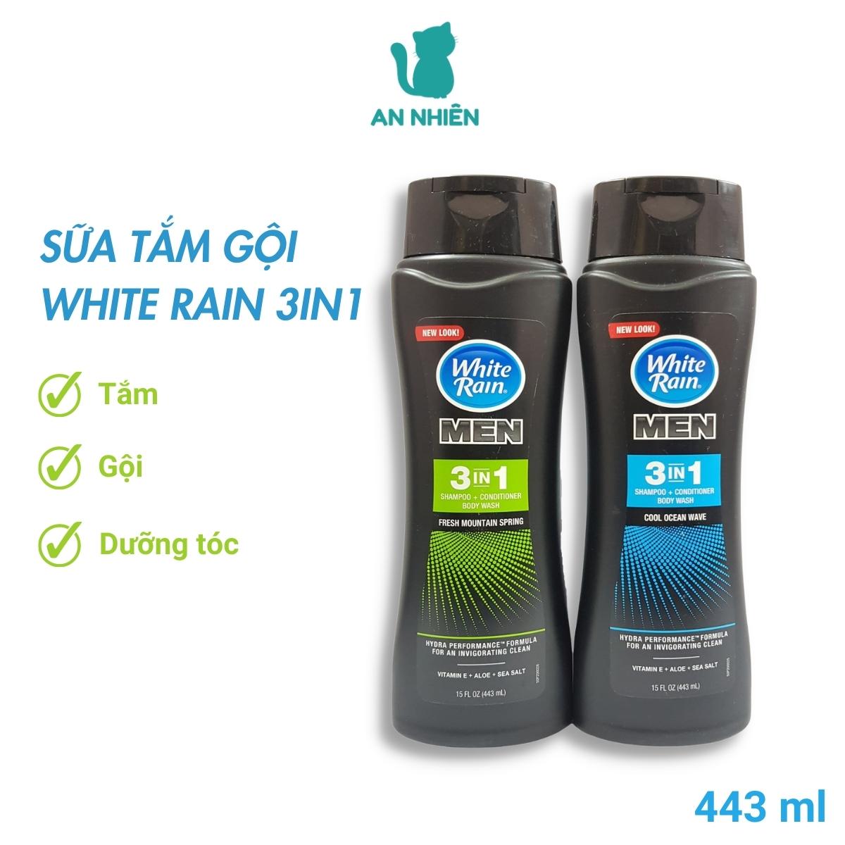 Sữa tắm gội White Rain MEN 443ml Mỹ - Hàng nhập khẩu thumbnail