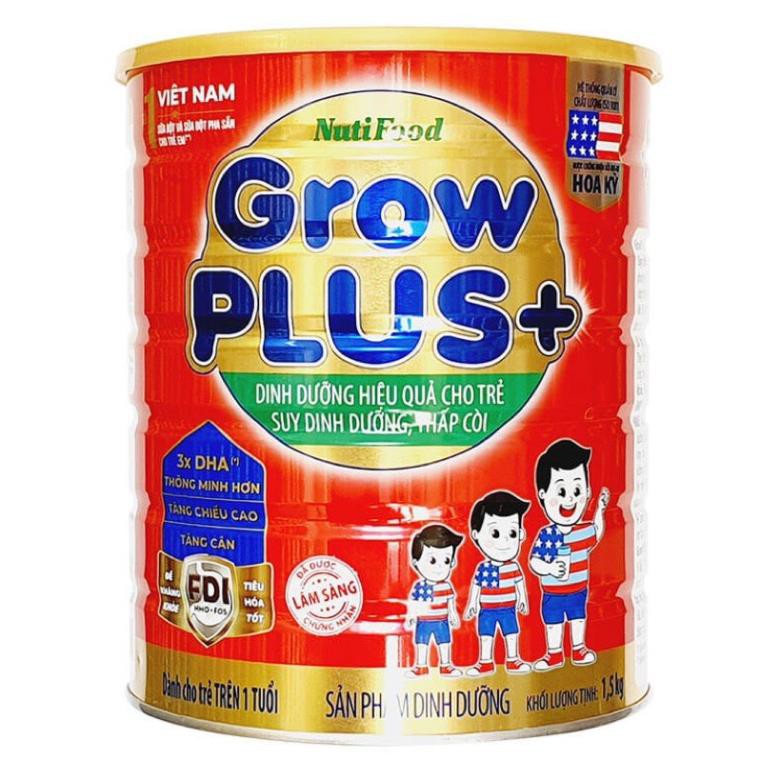 Sữa bột Nuti Growplus Suy Dinh Dưỡng 1+/2+ 1.5kg