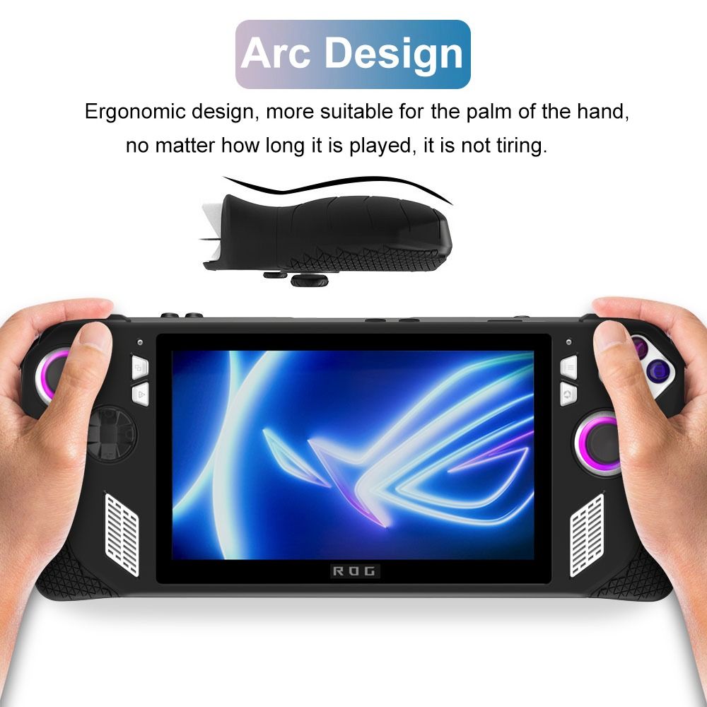 PDG Silicone Back Cover Soft Game Accessories Professional Protective Case for ASUS ROG Ally