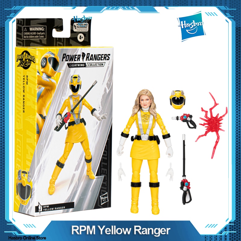 Hasbro Power Rangers Lightning Collection RPM Yellow Ranger Figure