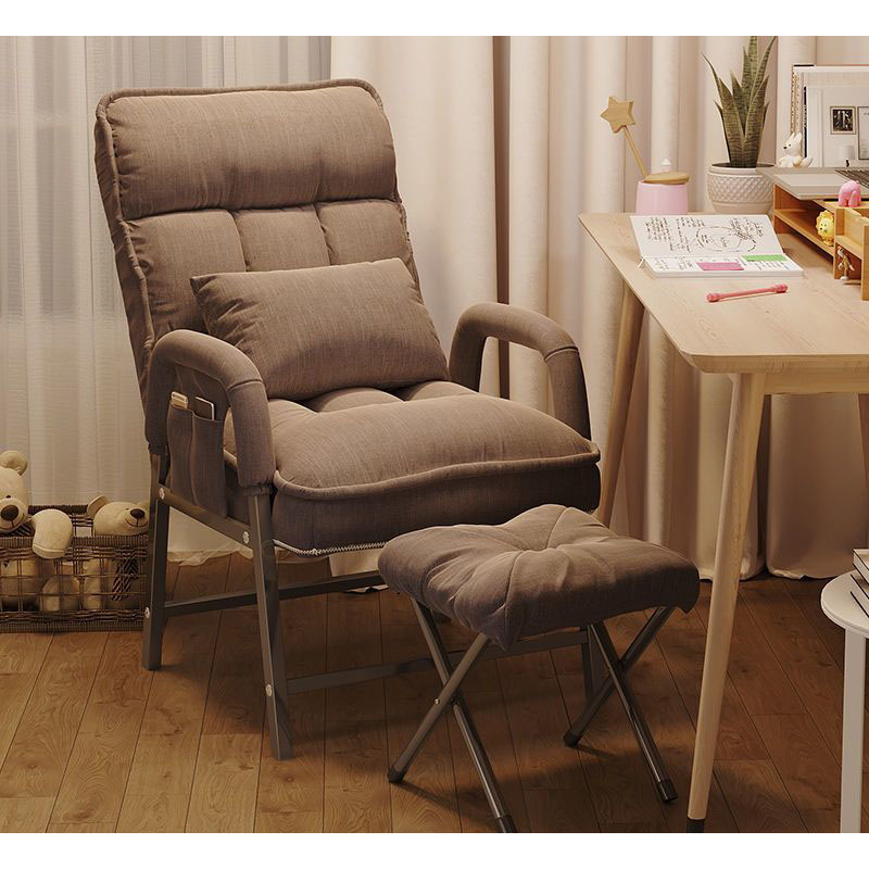 LZD 【】foldable single sofa chair with pedal，foldable chair with back