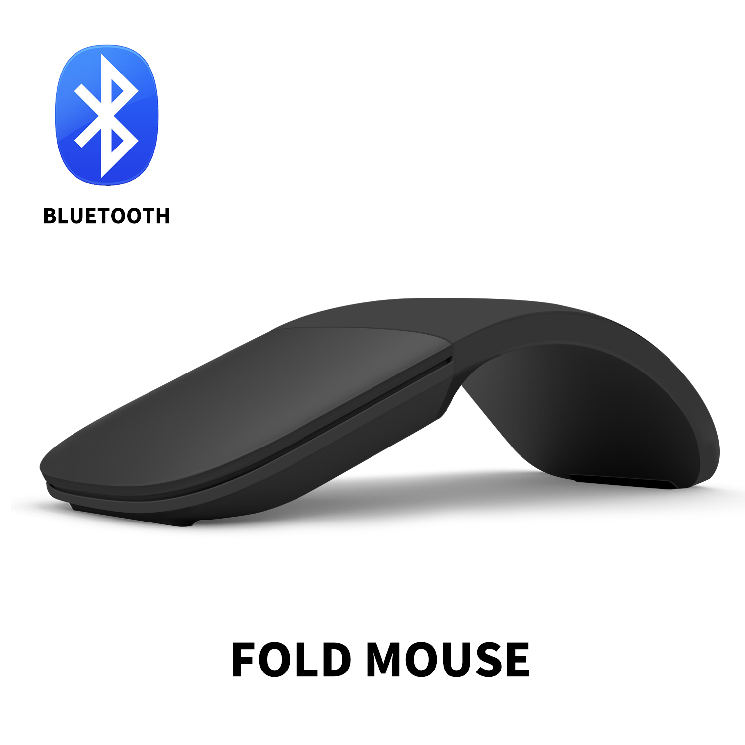 Silent Wireless Bluetooth-compatible Folding Mouse for Microsoft Computer MAC OS
