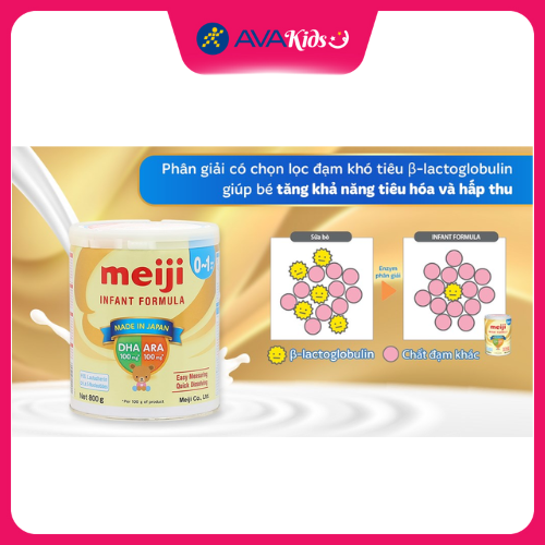 Sữa bột Meiji Infant Formula 800g (0 - 12 tháng)