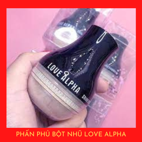 Phấn phủ bột nhũ kim tuyến Love Alpha