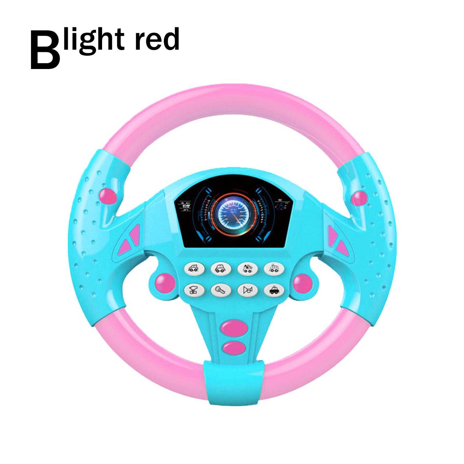 【Be worth】 Electric Simulated Car Driving Steering Wheel Kids Interactive With Car Driving Baby Education N8O1