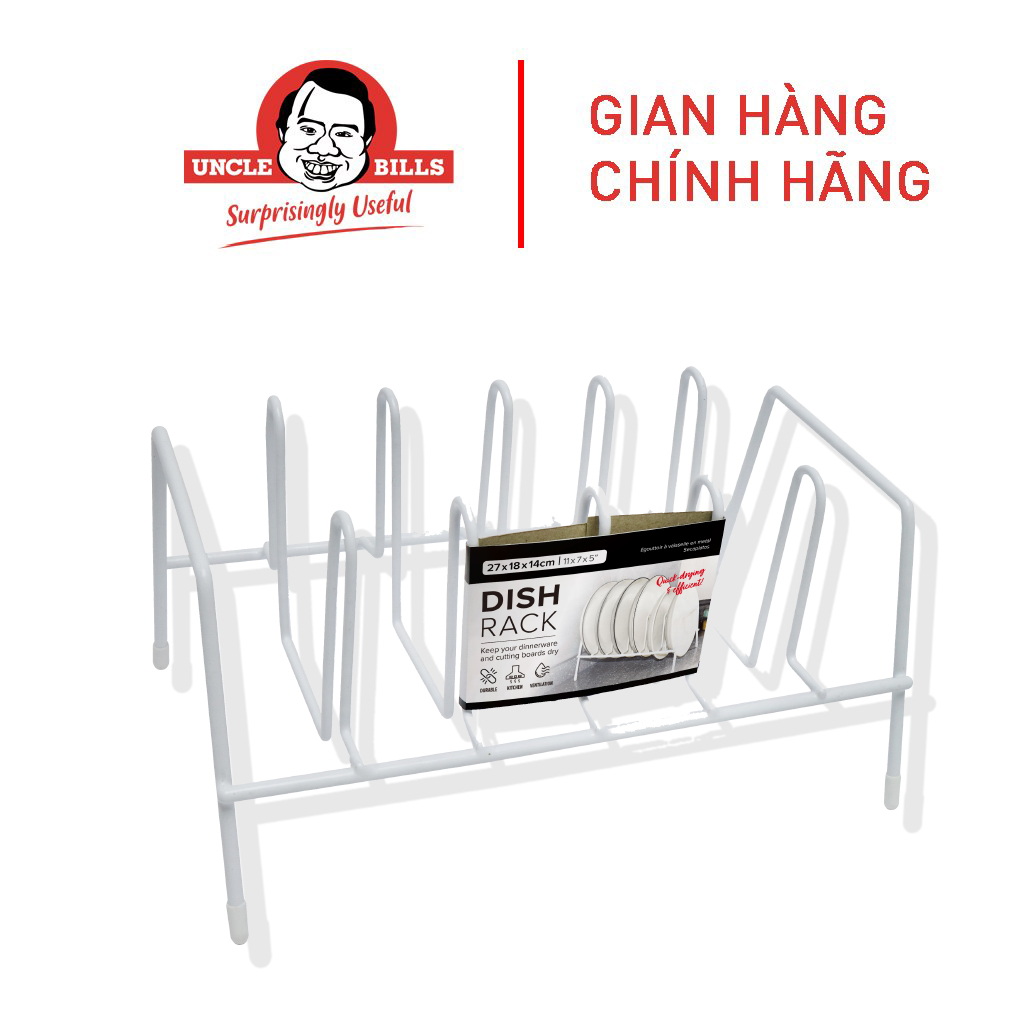 Giá để dĩa kim loại 27x18x14cm ubl ks1411