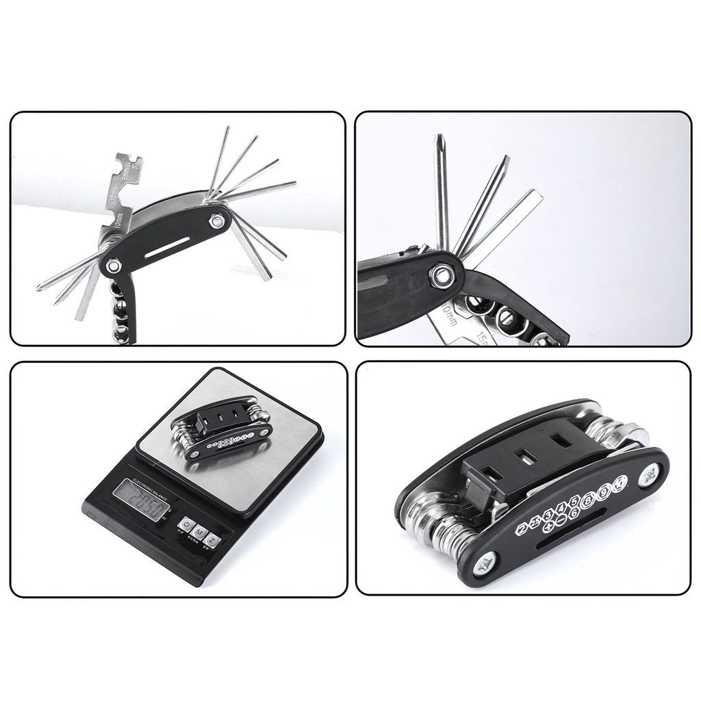 Bộ Lục Giác Sửa Chữa Cầm Tay Đa Năng Tua Vít 16-in-1, Dùng Lắp Giáp, Sửa Chữa Xe Đạp - Lumbley