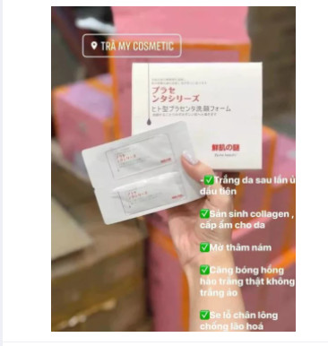 [Siêu Hot] Combo 10 gói Mặt nạ Ủ trắng nhau thai Nhật Rwine Beauty (Made in Japan)