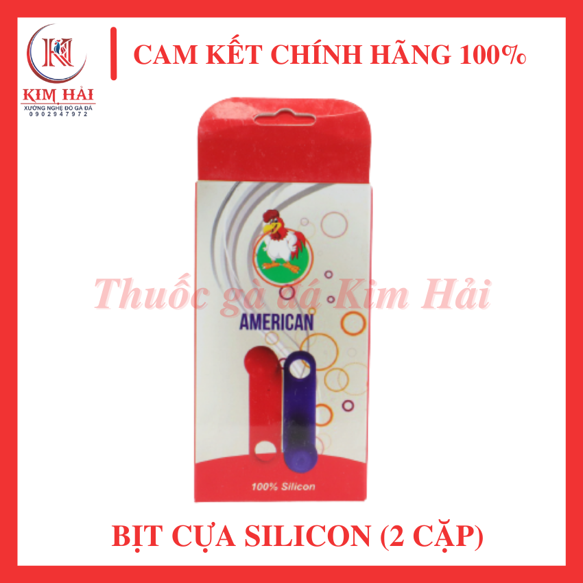Bịt cựa cao su Silicon cho gà đá.