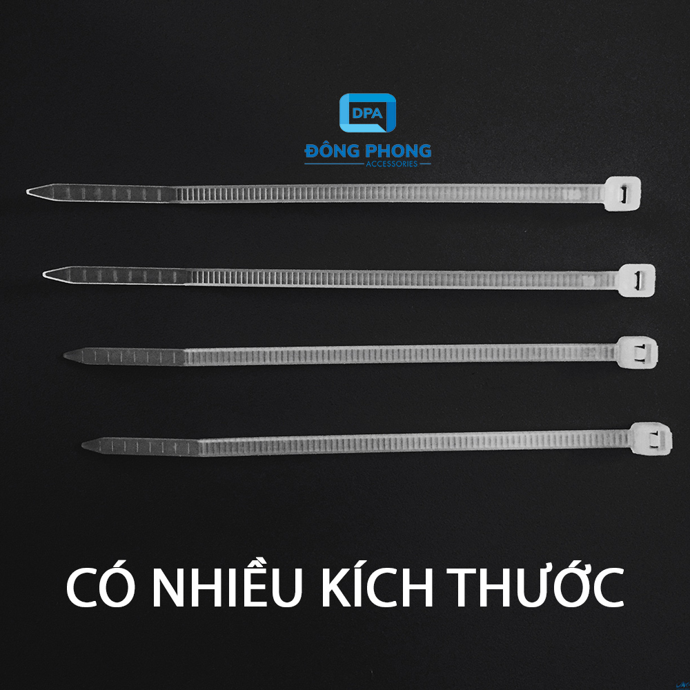 Combo 100 Dây Rút Nhựa Siêu Chắc Giá Rẻ