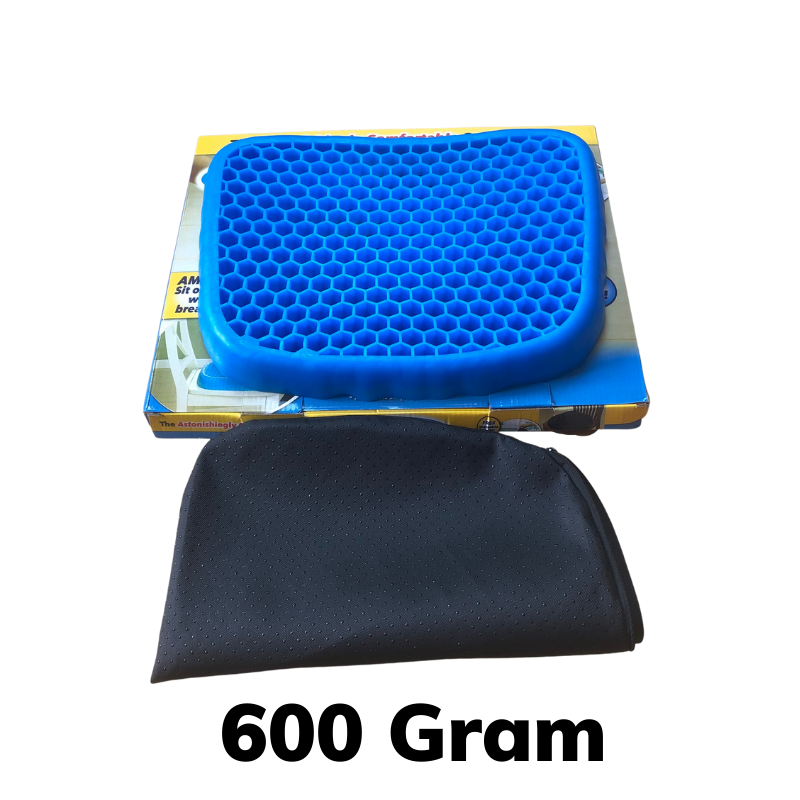 Đệm ngồi gel silicon dạng lưới tổ ong mềm mại, thoáng khí giúp tuần hoàn máu dùng trong ô tô, nệm ngồi văn phòng, ngồi thiền, đệm chỉnh tư thế