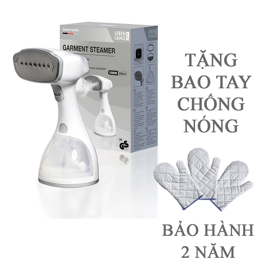 [ Hàng Đức ] Bàn Là Hơi Nước Cầm Tay Cao Cấp Lebenlang