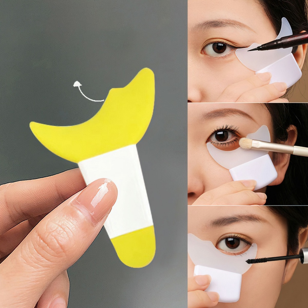 Khuôn Kẻ Mắt /Hình Chữ Y Bằng Silicon Mềm Có Thể Tái Sử Dụng Cho Người Mới Bắt Đầu -Aeneas Shop
