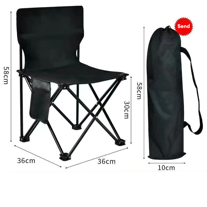 Outdoor folding chair moon chair egg roll table portable picnic folding chair hand camping camping leisure chair