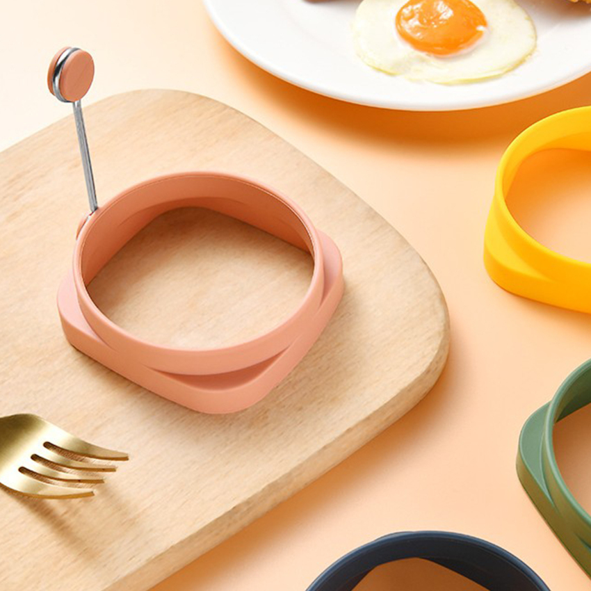 Egg Fried Mold Double-Sided Round Convenient Omelet Moulds Silicone Tools Pancake Maker Molds Frying Pan Accessories