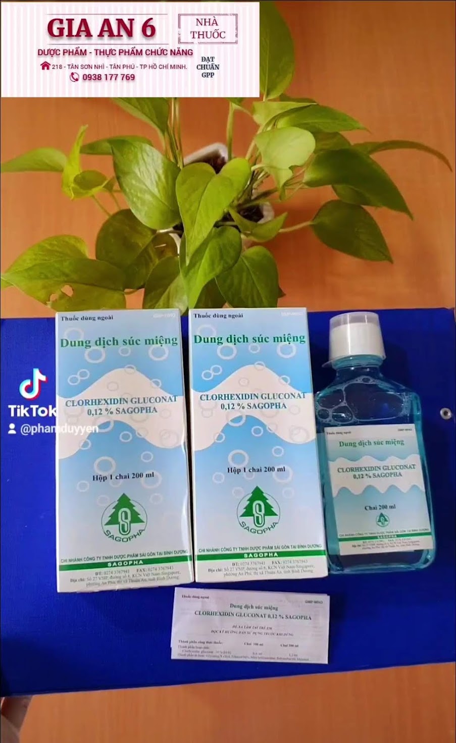 NƯỚC SÚC MIỆNG CLORHEXIDIN (200ML).