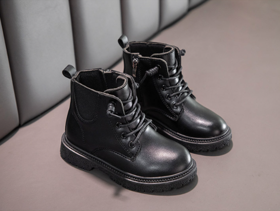Giày Boot da cho bé gái (cao cấp )(mẫu mới nhất ) HT108