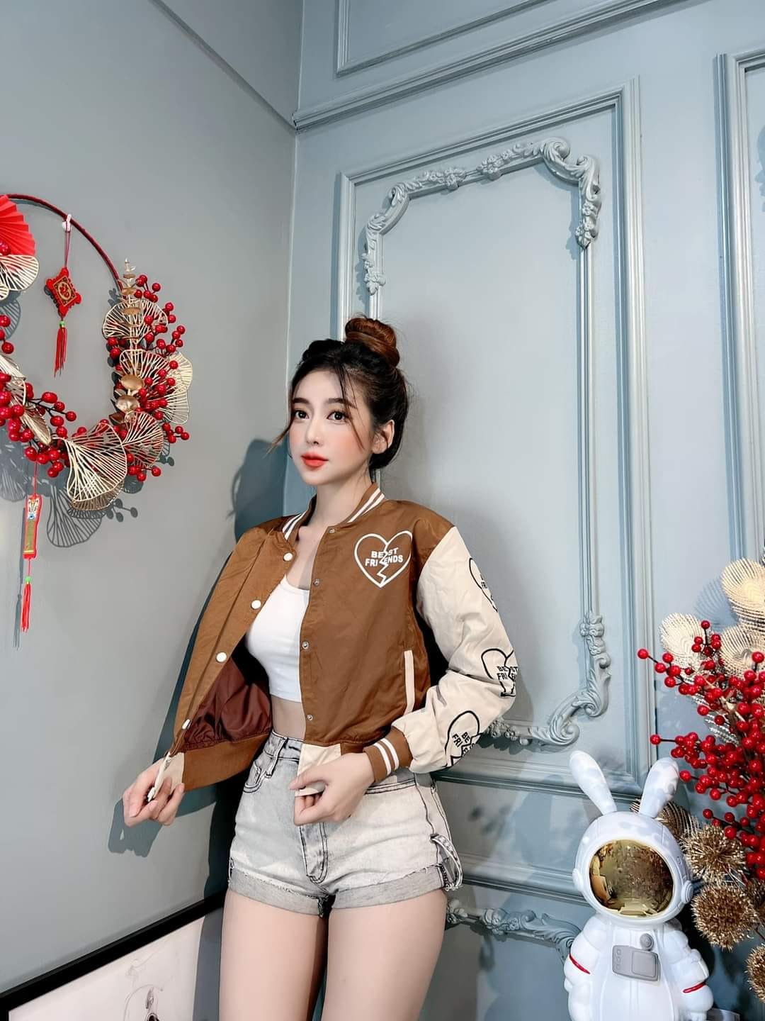 [HCM]Áo Khoác Dù 2 Lớp Mịn Mát - Freesize - SP Y Hình