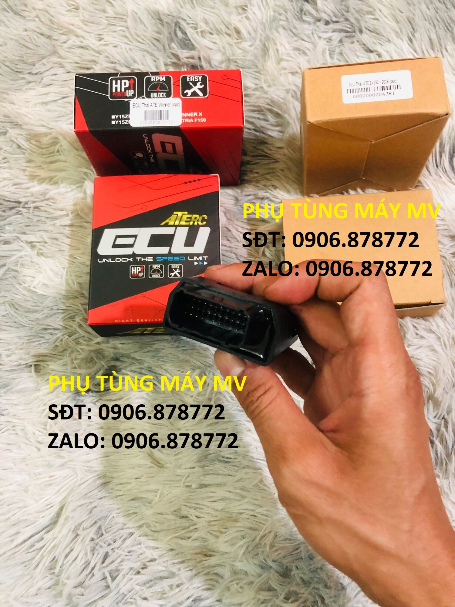 ECU ATE mở tua máy sẵn cho xe EX150/WINNER SONIC