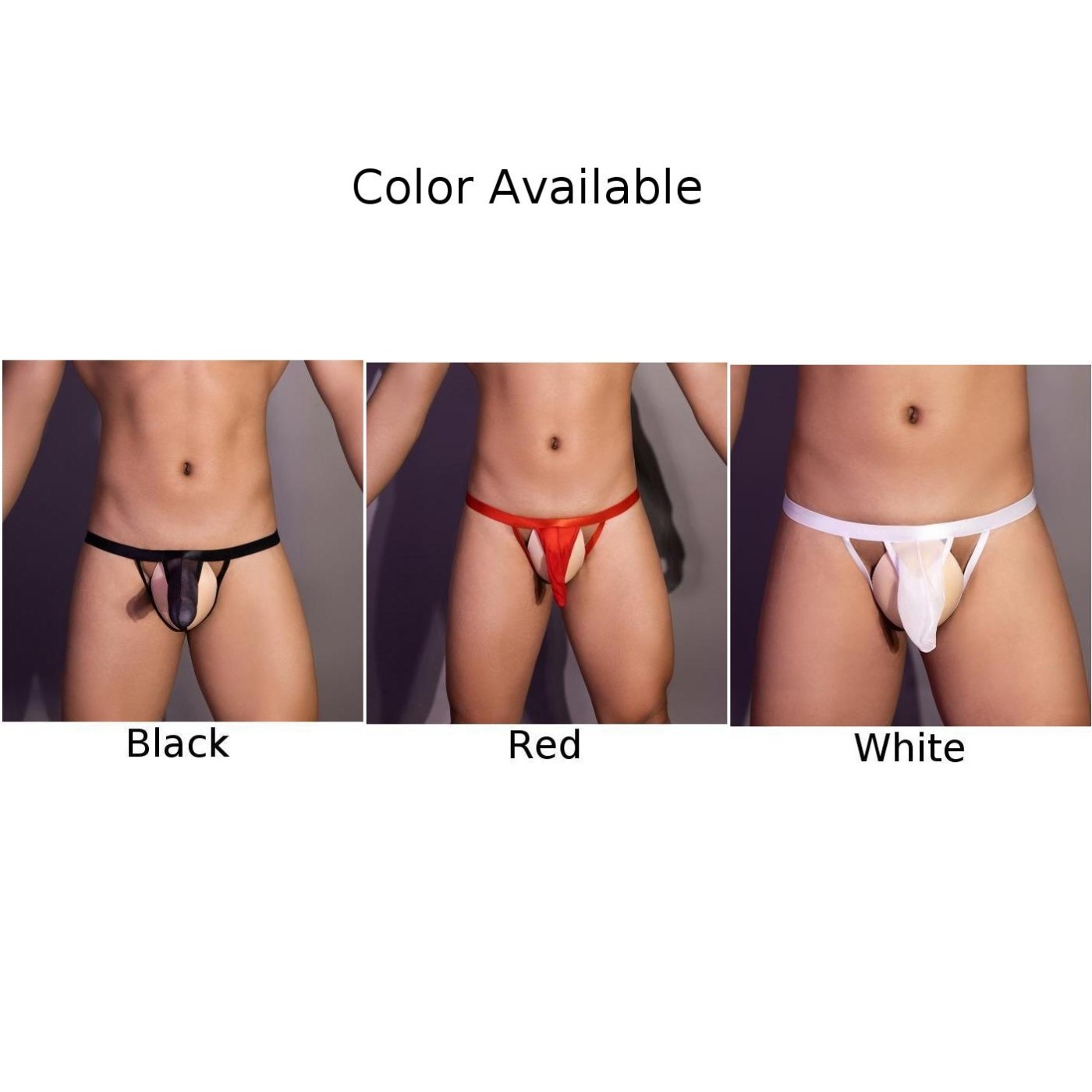 【BLUEHOPE】 Breathable Men's Jockstrap G String Sexy Underwear Pouch Briefs for Men