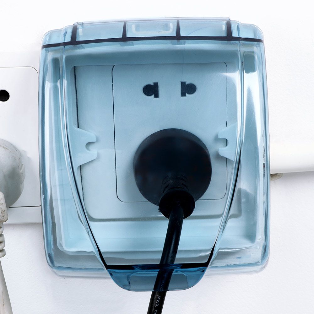 VALER Plastic Wall Socket Box Waterproof Switch Protector Wall Socket Cover Switch Box 86 Type