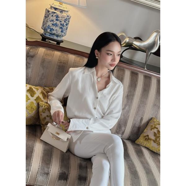 Áo sơmi tay dài nút COCOBEBE