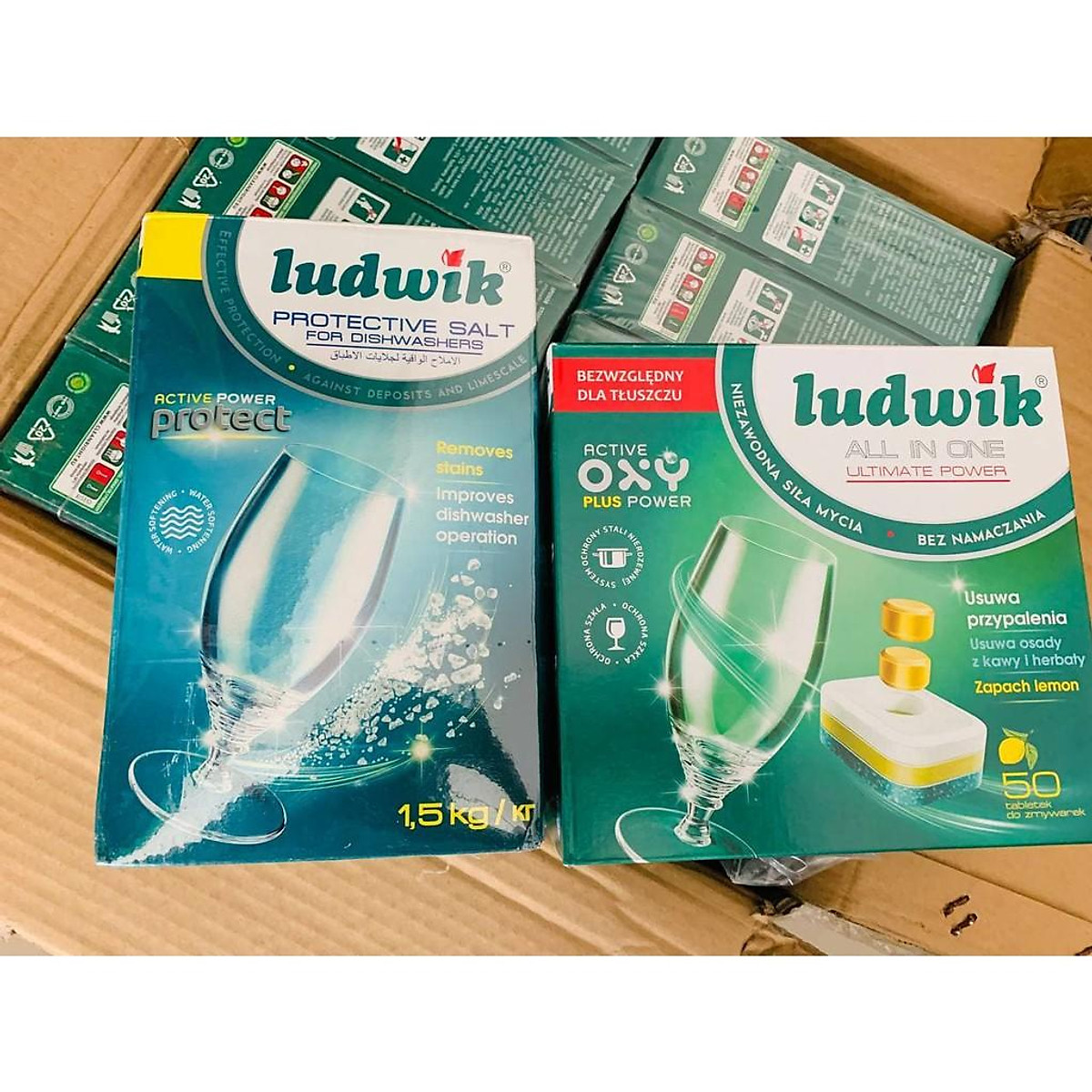 Viên rửa bát Ludwik All in one 50 viên