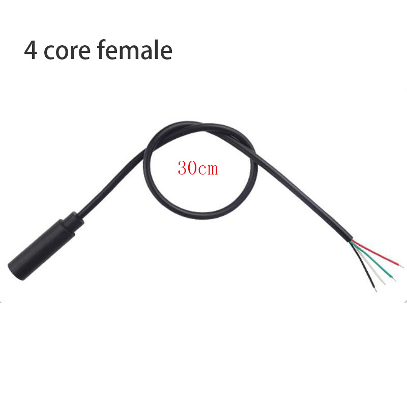 Qkkqla wire micro usb 2.0 type-c aux mono connector power supply extension cable charger male to female 2-pin 4-pin data line