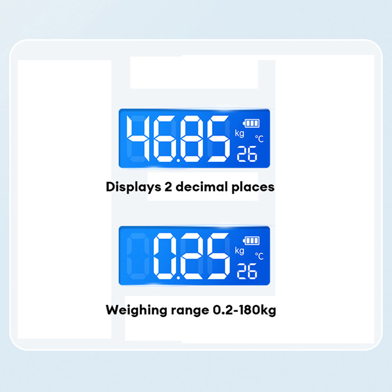 FED【COD】Electronic Scale Glass Scale Smart Body Scale Electronic Scale Automatic Sensing