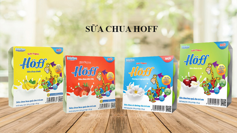 Sữa chua Hoff cho bé 6 tháng tuổi trở lên