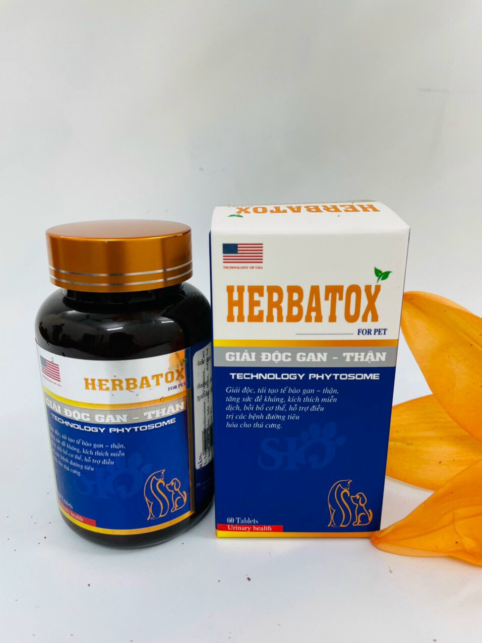HERBATOX - GIẢI ĐỘC GAN - THẬN CHÓ MÈO