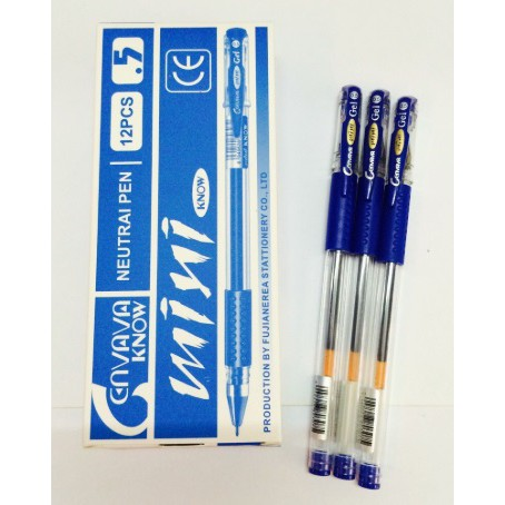 Hộp 12 cây bút nước mini gel Cenvava Know