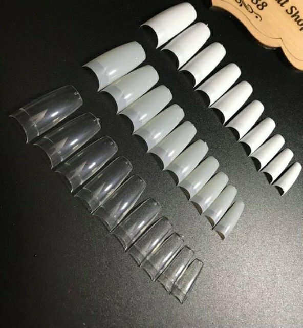 [HCM]Set 500 móng nối tay form Hàn đủ size từ 0 đến 9